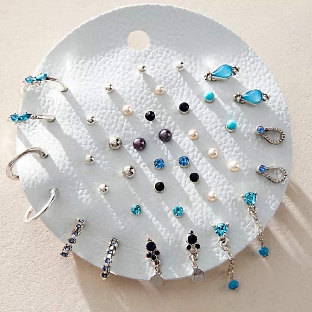 Free People Teeny Tiny Mega Stud Earring Set